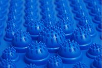 Lotus Massage Mat Reflexology Foot Massage Pad (Yellow)