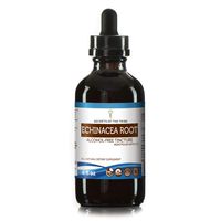 Echinacea Root Tincture Alcohol-Free Extract, Responsibly farmed Organic Echinacea Echinacea Purpurea Immune System Health 4 OZ
