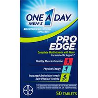 One A Day Energy Multivitamin, Supplement with Vitamin A, Vitamin C, Vitamin D, Vitamin E and Zinc for Immune Health Support*, Caffeine, Biotin, B6, B12 & more, 50 count