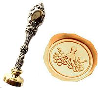 MNYR Vintage Octopus Wax Seal Stamp Luxury Bronze Metal Peacock Decorative Wedding Invitations Gift Cards Paper Stationary Envelope Seals Custom Logo Picture Monogram Wax Seal Sealing Stamp Gift Set