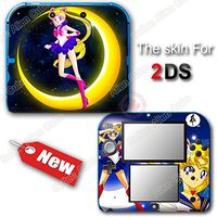 Sailor Moon Amazing NEW SKIN Protected STICKER DECAL COVER for Nintendo 2DS