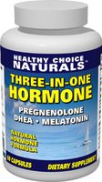 3-in-1 Hormone Supplement-Dhea, Melatonin & Pregnenolone for Optimum Health & Vitality (60 Capsules/60 Day Supply)