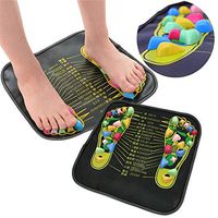 IKevan Leather Plastic Blood Circulation Foot Massage Mat Cushion Physical Therapy Massage Foot Massager Pad, Gift for Parents (Shipping from USA)