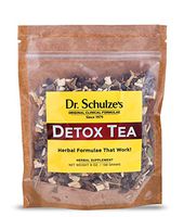 Dr. Schulze’s | Detox Tea | All Purpose Herbal Tonic | Powerful Digestive Stimulant | Dietary Supplement | Ultimate Liver Cleanse | Helps Eliminate Gas & Indigestion | Release Toxins | 6 Oz. Pack