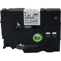 Black on Clear Label Tape Compatible for Brother TZ 121 TZe 121 9mm P-Touch 8m