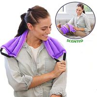 My Heating Pad Microwavable Multi Purpose Wrap for Cramps Relief | Heating Pad for Neck and Shoulders | Insomnia and Headache Relief | Reusable Hot Pack for Injuries and Sore Muscles - Lavender Purple