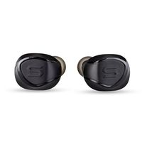 SOUL Electronics X-Shock Absolute True Wireless Earphones. Bluetooth Waterproof Earbuds. in Ear Headset with Mic and Charging Box. for iPhone iPad Android Smartphones Tablets, Laptop. Black