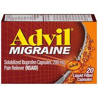 Advil Migraine Liquid Filled Capsules - 20 ct, Pack of 6
