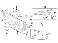 Ford Oem Headlight Bezel Fl3z17c755aa Image 7