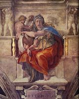 Hi-Look Microfiber"Old Masters" Artwork Cleaning Cloth - Michelangelo's Rendering of The Delphic Sibyl