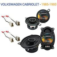 Compatible with Volkswagen Cabriolet 1985-1993 OEM Speaker Upgrade Harmony Speakers Package New