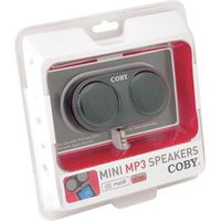 Coby CS-MP13 MP3 Mini Portable Speaker System - BLACK