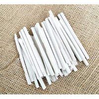 White Slate Pencils, Cut from Natural Stone (Pack of 50pcs)