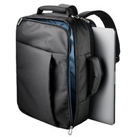 ELECOM-Japan Brand-PC Business Carrying Bag 3 Way (Shoulder, Briefcase, and Backpack) Water Repellent Black BM-SN03BK