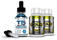 Biogen Health Science Complete Detox & Slimming/Weight Loss Bundle - T5 Fat burners Serum XT & Detox Gold: (Maximum Strength 1 Month Supply)