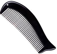 Jimu 100% Premium Quality Natural Ox Horn Comb Pocket Size,health Care Massage Horn Comb (Size 2 Horn Comb)
