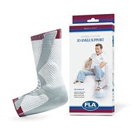 3D Knit Compression Ankle Wrap Support Brace, Pro Lite by FLA Small Left Ankle