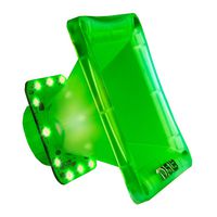 DS18 PRO-H44CL Transparent Plastic Driver Horn with RGB Light Easy Twist On/Off Installation (HA44CL)