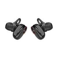 Invisible Bluetooth Headset，Earphones with Mic Noise Cancelling Earset Supper Bass In Ear Earbuds Headset Mini Headset with Charging Box for Office Travel（Black）Boens