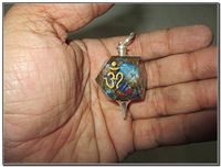 Exquisite Om Aum Engraved Orgone Pendulum Hexagon Octagon Energy Healing Power Peace Prosperity Divine Gemstone Piezo Electric EMF Protection Love Relationship Bonding Gift Christmas