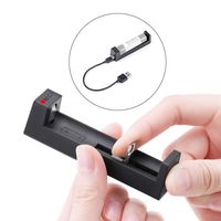 Universial Battery Charger Smart USB for Rechargeable Batteries 10440 14500 16340 18650 (Battery not Included)