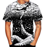 Litetao M Black 913648 (Mens Casual Slim Fit Shirt Tops Lightweight Short Sleeve Workwear Sun Protection, Breathable Hip Hop Crew Neck T-Shirt)