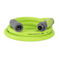 Flexzilla Garden Hose with SwivelGrip, 5/8 in. x 10 ft., Heavy Duty, Lightweight, Drinking Water Safe - HFZG510YWS