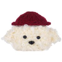 Shan-S for AirPods Pro Wireless Charging Case,3D Soft Fur Furry Kawaii Cute Teddy Dog Protective Case Skin Cover for AirPods Pro [2019 Newest Release] [Christmas Holiday Women Girls Kids Gift]