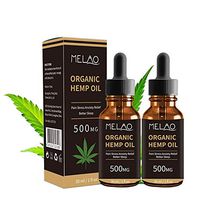 DAGEDA (2 Pack | 60mL) Hemp Oil for Pain Relief Anxiety Sleep Mood Stress Support- 500mg - Best Pure Natural Organic Vitamins Fatty Acids Hemp Seed Extract, Helps with Sleep, Skin & Hair