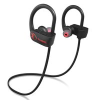 TIMBRE LABS AC25 Bluetooth Headphones Wireless Earbuds for Sports, Running or Gym Workout. IPX7 Waterproof, Sweatproof, Secure-Fit Headset. Noise Cancelling Earphones w/Mic
