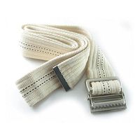 Lane Gait Belt, Cotton with Metal Buckle, 2" X 60" Long, Qty = 2 Belts