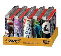 BIC Full Size Limited Special Edition Disposable Lighters Assorted Styles (25)