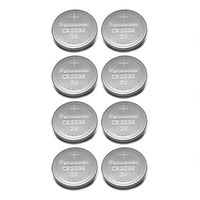 Panasonic CR2032 3V Lithium Coin Battery (Pack of 8)