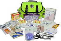 Lightning X Small Medic First Responder EMT Trauma Bag Stocked First Aid Trauma Fill Kit A