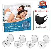 Silicone Magnetic Anti Snoring Nose Clip - Stop Snoring - Nose Device - Professional Sleeping Aid Relieve Snore 4pack