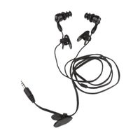 MonkeyJack 3.5mm in-Ear Sport Underwater Waterproof Earphone Earbud Headphone Suit for iPod/iPhone/MP3 Player Black