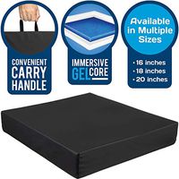 Healthy Spirit Wheelchair Cushion - Gel Cushion for Chairs, Coccyx Pressure Sore, Ulcer Relief, 5 Layers Waterproof, 16"