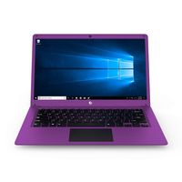 Ematic 14.1" Laptop PC with Intel Atom Quad-Core Processor, 4GB Memory, 32GB Flash Storage and Windows 10, Purple (EWT147PR)