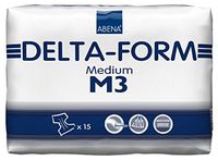 Abena Delta-Form Plastic Backed-Medium Number 3 3200 ml 70-110 cm Protective Briefs by Abena
