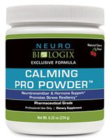 Neurobiologix Calming Pro Powder Relaxation Supplement Cherry Flavor (8 Ounce 60 Servings)