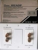Nutone Sensonic 10ZADP -10 Zone Speaker ConnectorWall Panel