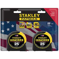 Stanley Consumer Tools FMHT74038 25' Fatmax Tape Measure (2 Pack)