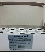 Brecknell Paper Roll for CP103 Receipt Printer, 1 Box/ 10 Rolls