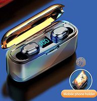babyon Mini Wireless Bluetooth Earphones Set Stereo 5.0 Dual Ear in-Ear Waterproof Bluetooth Earphone Bluetooth Headsets