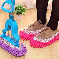Dickin Creative Superfine Fiber Lazy Cleaning Wipe Mopping Floor Shoe Cover Dust Cloths