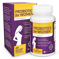 Probiotics for Women - Ultimate Flora Bloom Probiotic Supplement for Women - Healthy Vaginal Odor Probiotic - Formula for pH Balance, UTI Treatment, BV Treatment, GBS - 30 Day Supply (60 Capsules)