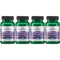 Swanson Lithium Orotate Antioxidant Mood Emotional Wellness Behavior Memory Support Supplement 5 mg 60 Veggie Capsules (Elemental Lithium)