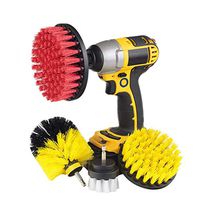 Tharv❤4Pcs Grout Power Scrubber Cleaning Brush Tub Cleaner Combo Tool Kit