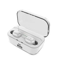 Queind Wireless Headphones Bluetooth Wireless Bluetooth Headset Stereo in-Ear Earphone LED Display with Charging Box Bluetooth Headsets