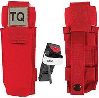 C-A-T Tourniquet & Tactical Soft Pouch Combination (Red Pouch-Black CAT)